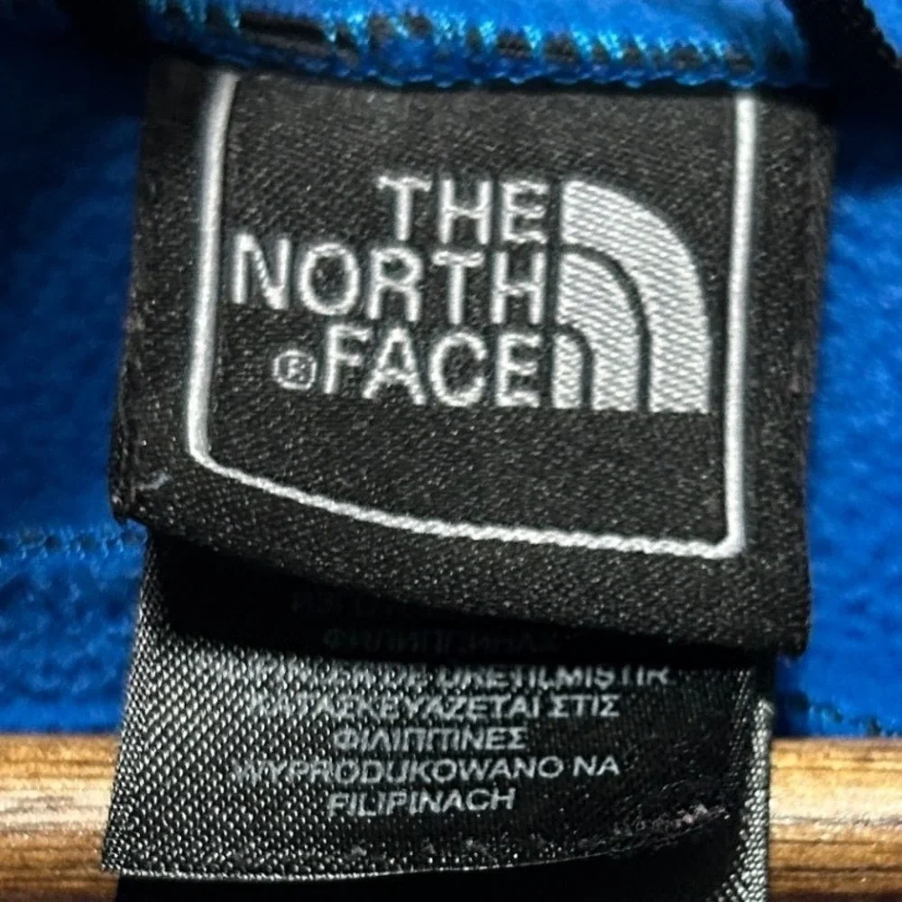 The‎ North Face Men Softshell Jacket L Gray Blue Hood Windproof Outdoor Gorpcore